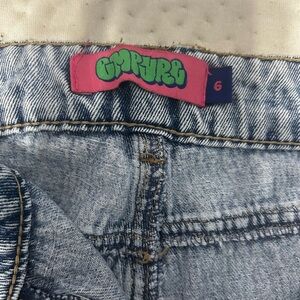 Blue Distressed Denim Jeans